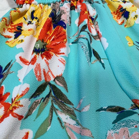 NWT Bonnie Jean Open Back Floral Romper - Picture 4 of 8